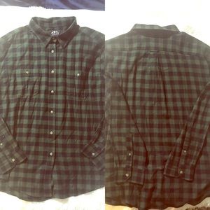 Button down flannel shirt